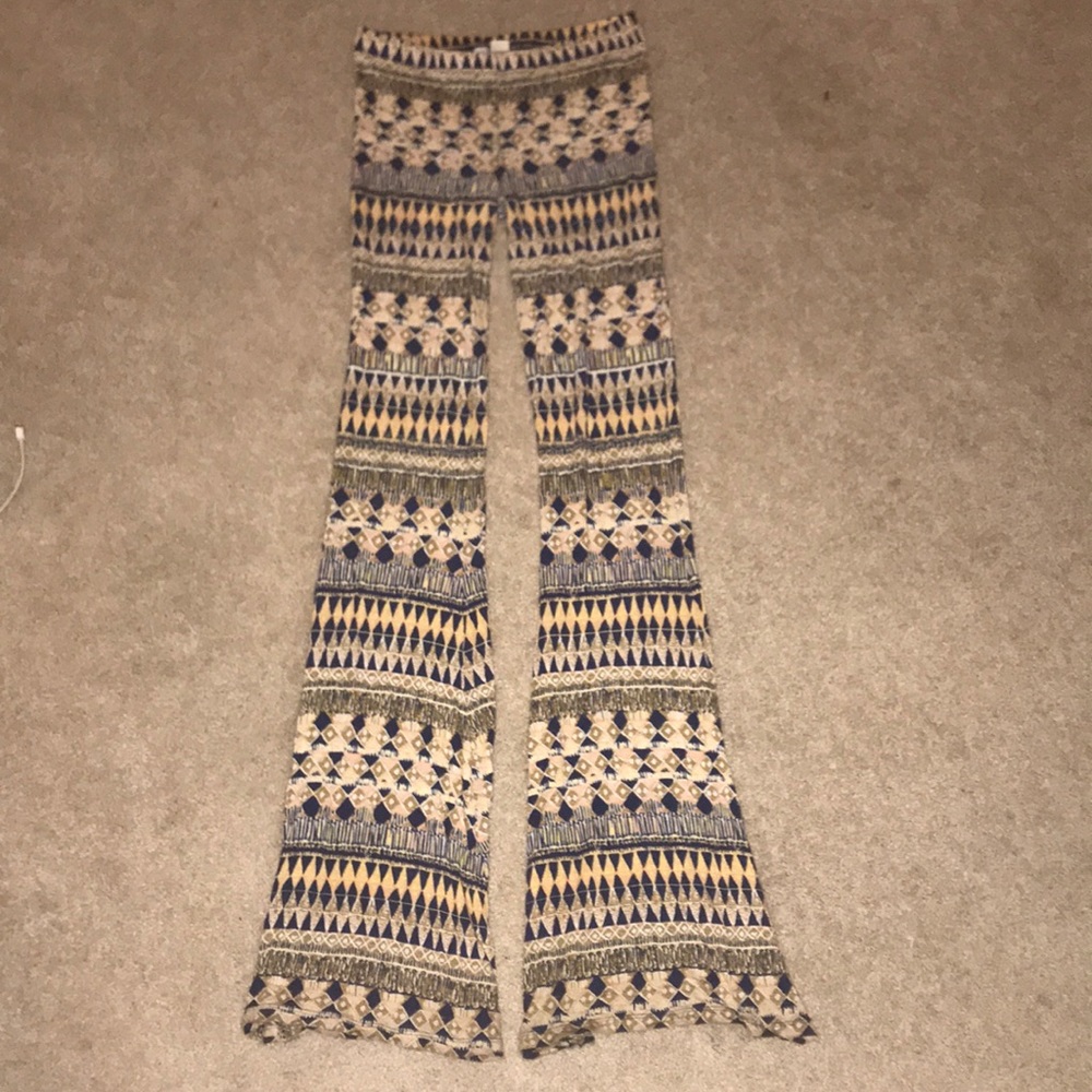 Flare bottom pants